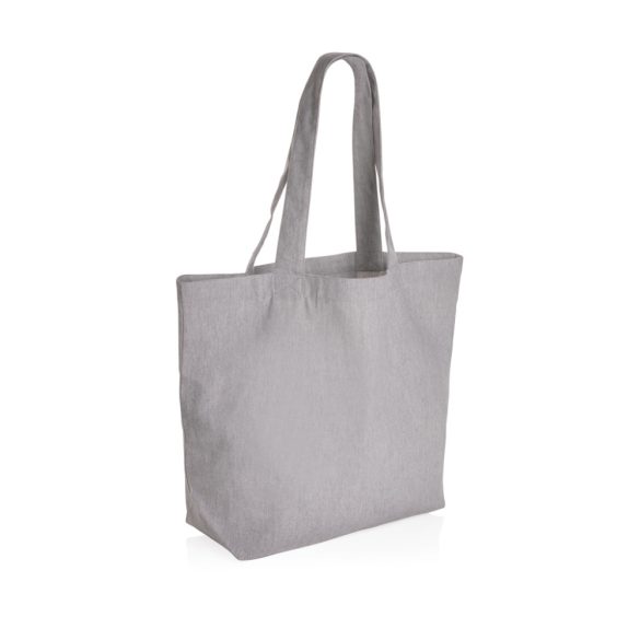 Impact Aware™ 240 gsm rcanvas shopper w/pocket undyed, grey