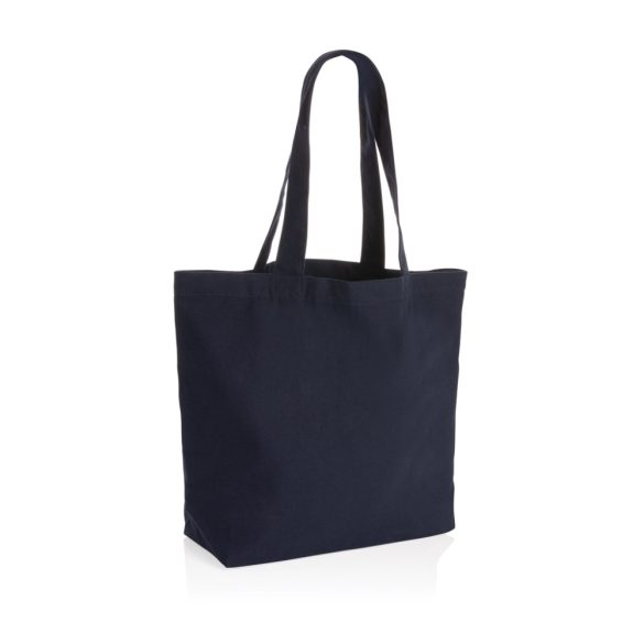 Impact Aware™ 240 gsm rcanvas shopper w/pocket undyed, navy