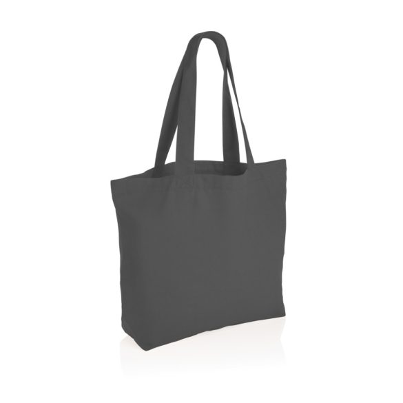 Impact Aware™ 240 gsm rcanvas shopper w/pocket undyed, anthracite