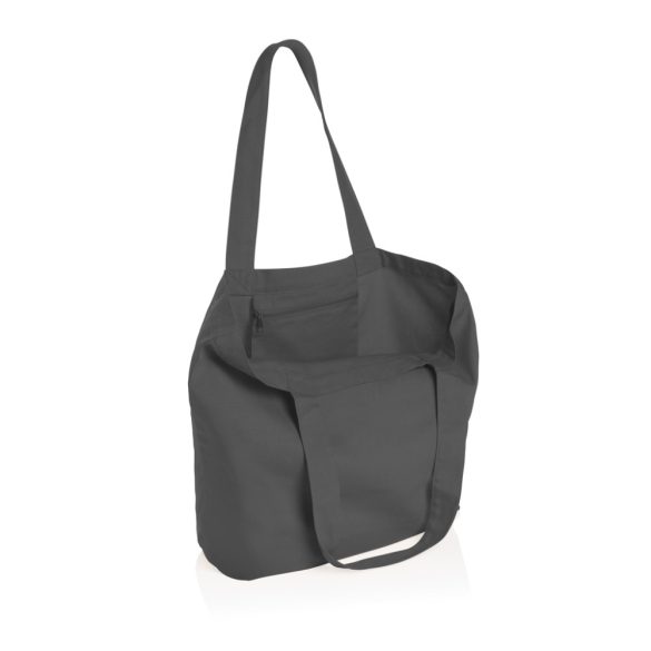 Impact Aware™ 240 gsm rcanvas shopper w/pocket undyed, anthracite