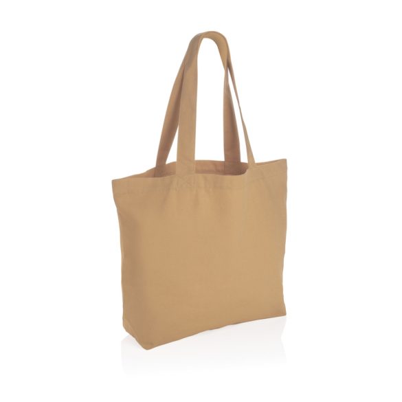 Impact Aware™ 240 gsm rcanvas shopper w/pocket undyed, brown