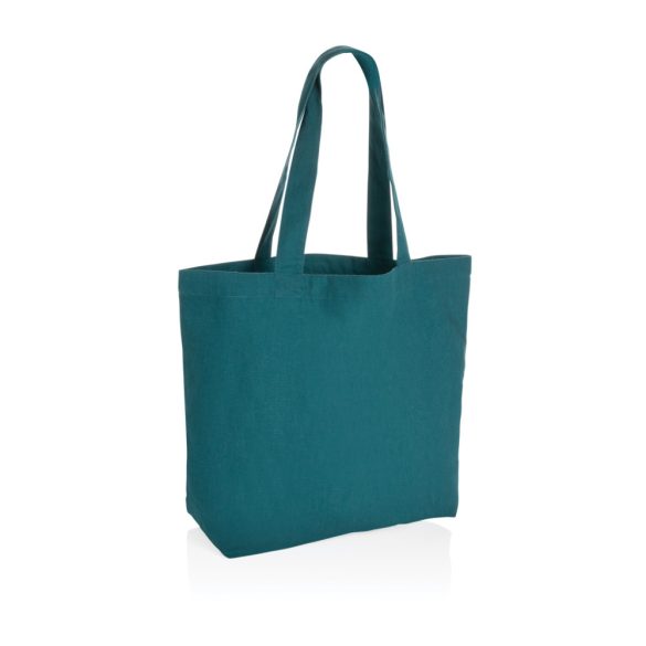 Impact Aware™ 240 gsm rcanvas shopper w/pocket, verdigris