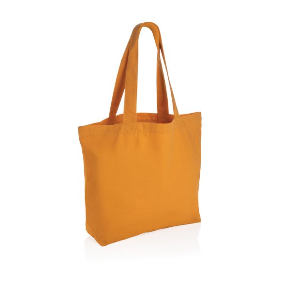 Impact Aware™ 240 gsm rcanvas shopper w/pocket, orange