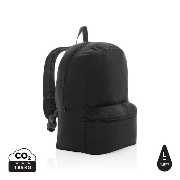 Impact Aware™ 285 gsm rcanvas backpack undyed, black
