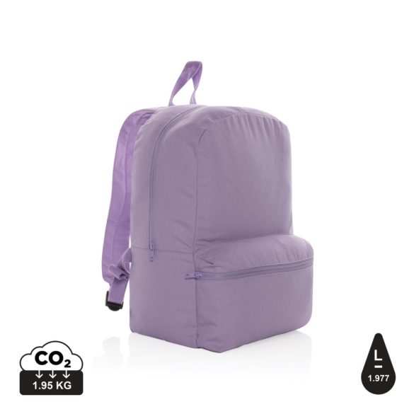Impact Aware™ 285 gsm rcanvas backpack, lavender