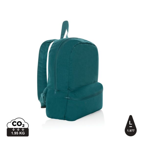 Impact Aware™ 285 gsm rcanvas backpack, verdigris