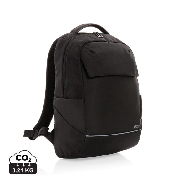 Swiss Peak Brooke AWARE™ RPET daily 15.6" laptop backpack, black