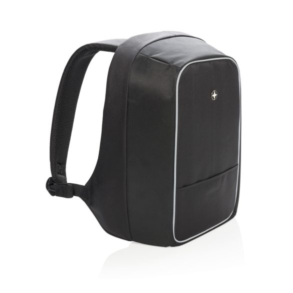Swiss Peak AWARE™ anti-theft 15.6"laptop backpack, black