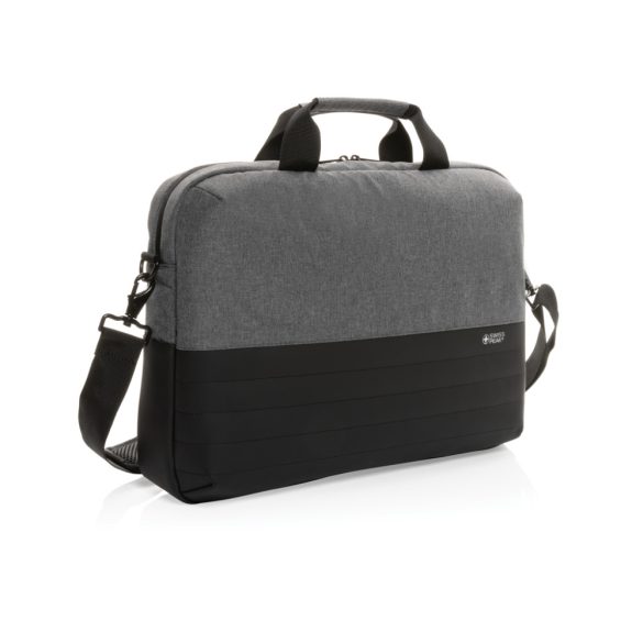 Swiss Peak AWARE™ RFID 15.6'' laptop bag, grey