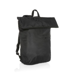 Dillon AWARE™ RPET lighweight foldable backpack, black