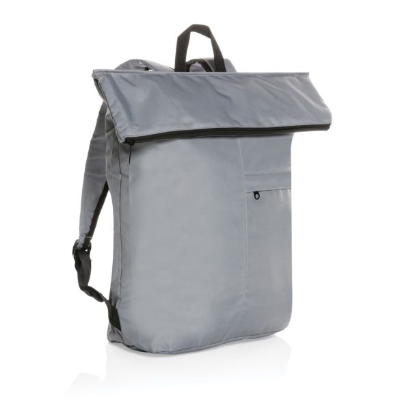 Dillon AWARE™ RPET lightweight foldable backpack, grey