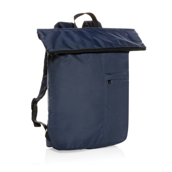 Dillon AWARE™ RPET lighweight foldable backpack, navy