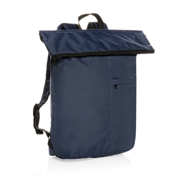 Dillon AWARE™ RPET lightweight foldable backpack, navy