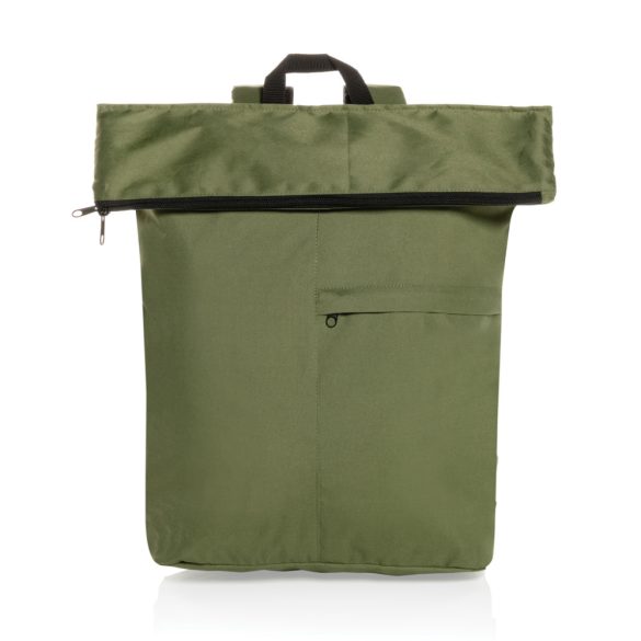 Dillon AWARE™ RPET lighweight foldable backpack, green
