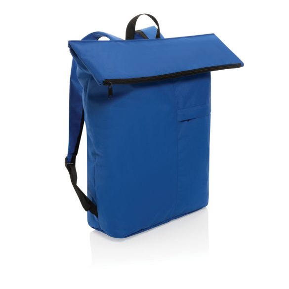 Dillon AWARE™ RPET lightweight foldable backpack, royal blue