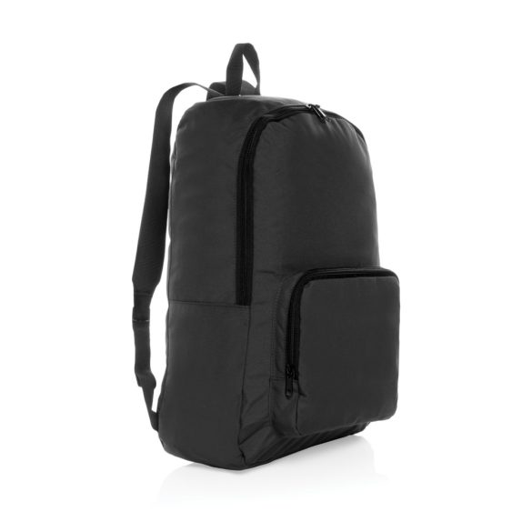 Dillon AWARE™ RPET foldable classic backpack, black