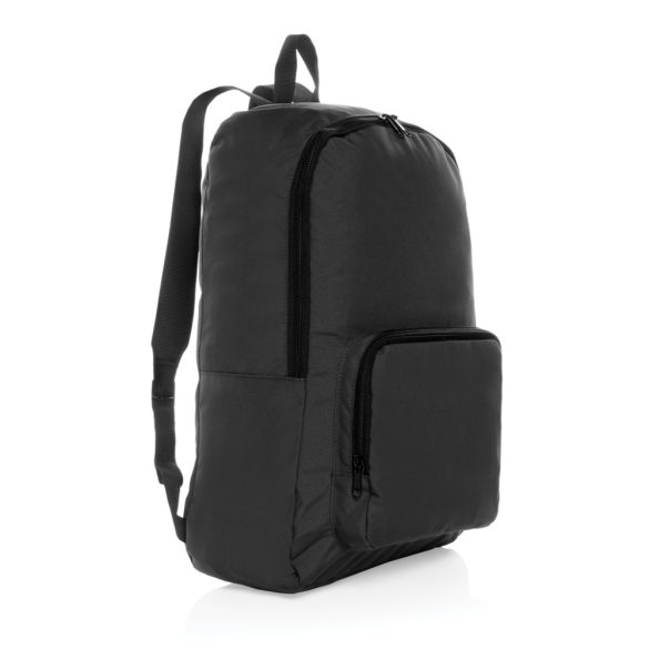 Dillon AWARE™ RPET foldable classic backpack, black