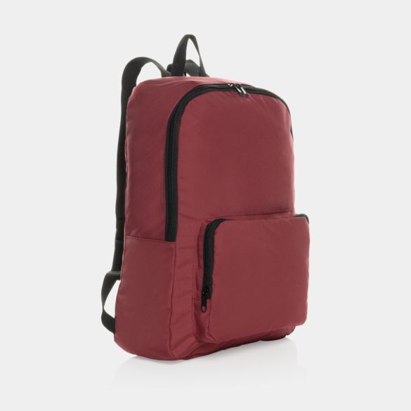 Dillon AWARE™ RPET foldable classic backpack, red