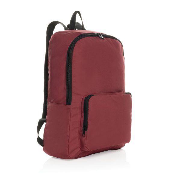 Dillon AWARE™ RPET foldable classic backpack, red