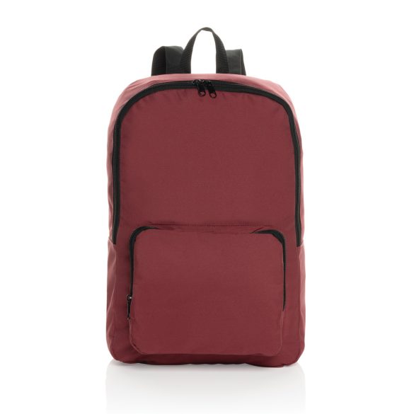 Dillon AWARE™ RPET foldable classic backpack, red