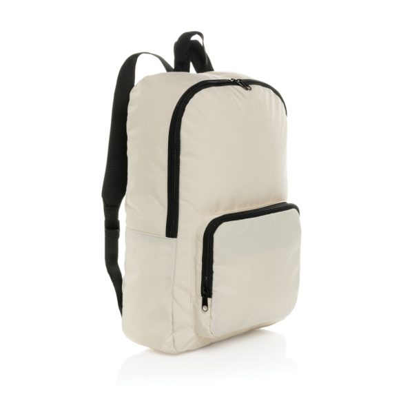 Dillon AWARE™ RPET foldable classic backpack, off white