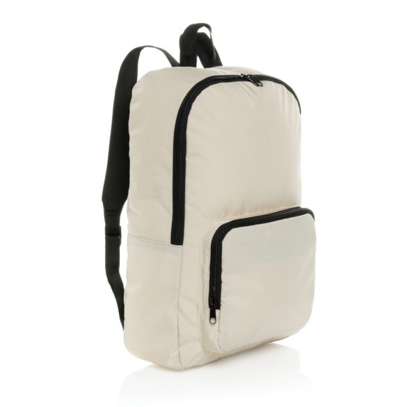 Dillon AWARE™ RPET foldable classic backpack, off white