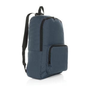 Dillon AWARE™ RPET foldable classic backpack, navy