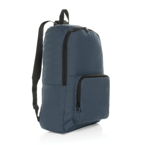 Dillon AWARE™ RPET foldable classic backpack, navy