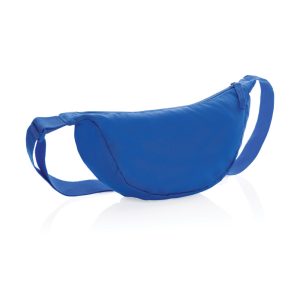 Crescent AWARE™ RPET half moon sling bag, royal blue