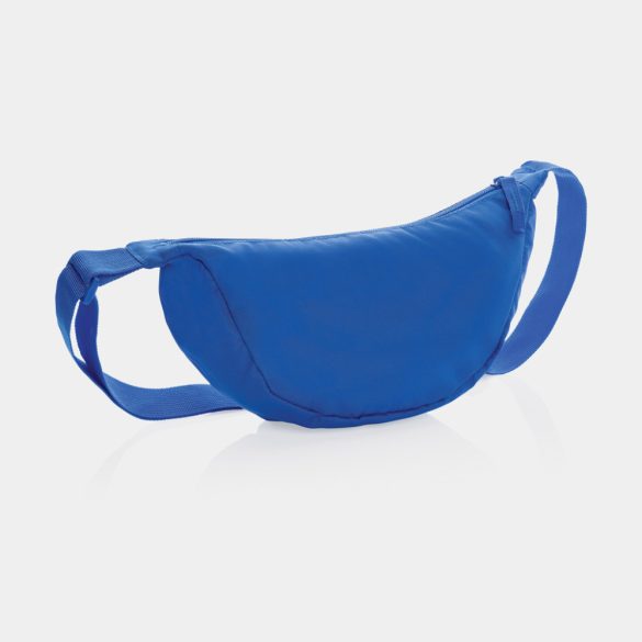 Crescent AWARE™ RPET half moon sling bag, royal blue