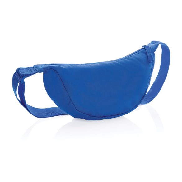 Crescent AWARE™ RPET half moon sling bag, royal blue