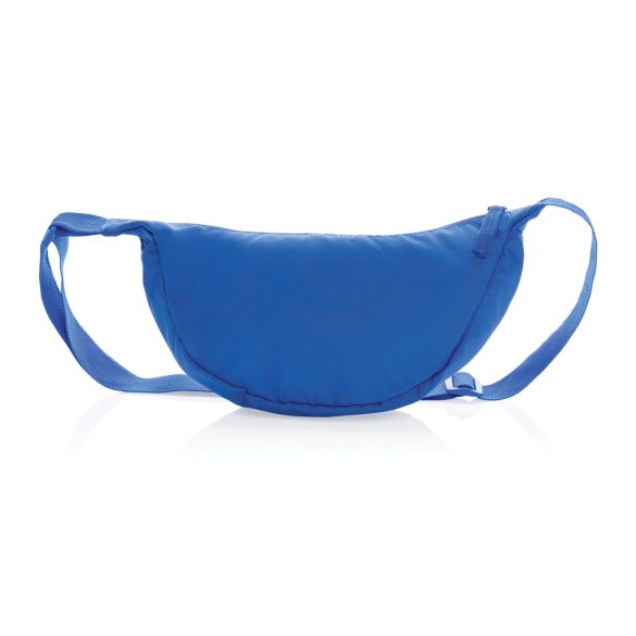 Crescent AWARE™ RPET half moon sling bag, royal blue