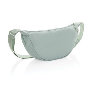 Crescent AWARE™ RPET half moon sling bag, iceberg green