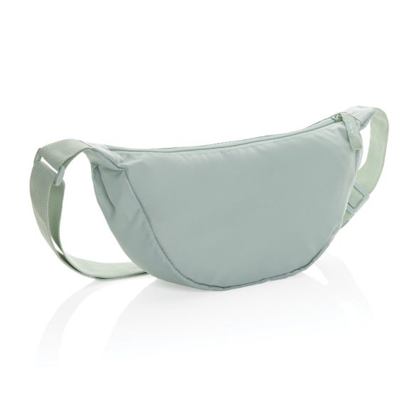 Crescent AWARE™ RPET half moon sling bag, iceberg green