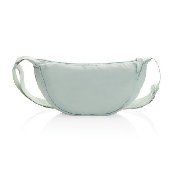 Crescent AWARE™ RPET half moon sling bag, iceberg green