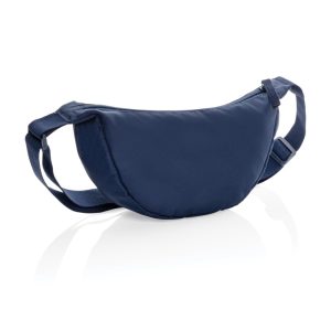 Crescent AWARE™ RPET half moon sling bag, navy