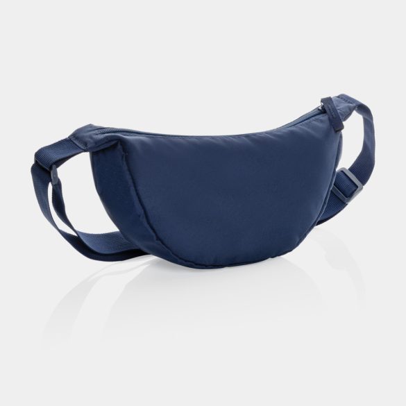 Crescent AWARE™ RPET half moon sling bag, navy