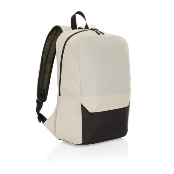 Kazu AWARE™ RPET basic 15.6 inch laptop backpack, off white