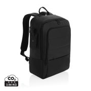 Armond AWARE™ RPET 15.6 inch deluxe laptop backpack, black