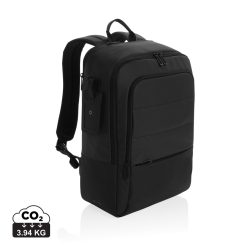 Armond AWARE™ RPET 15.6 inch deluxe laptop backpack, black