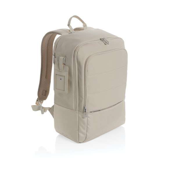Armond AWARE™ RPET 15.6 inch deluxe laptop backpack, beige