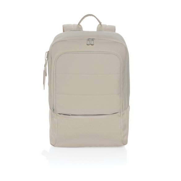 Armond AWARE™ RPET 15.6 inch deluxe laptop backpack, beige