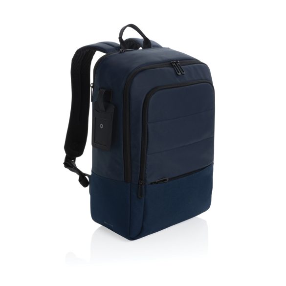 Armond AWARE™ RPET 15.6 inch deluxe laptop backpack, navy
