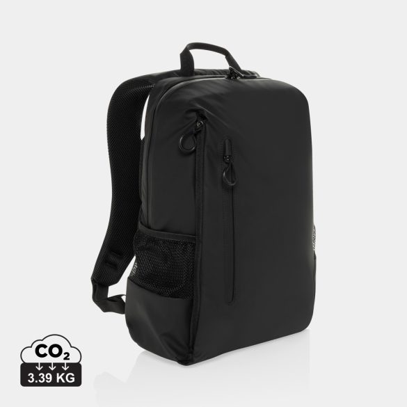 Lima Aware™ RPET water resistant 15.6 laptop backpack, black