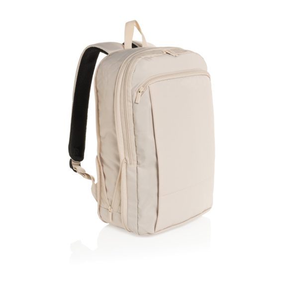 Flexpack Aware™ RPET Expandable Slim 15.6" Laptop Backpack, beige