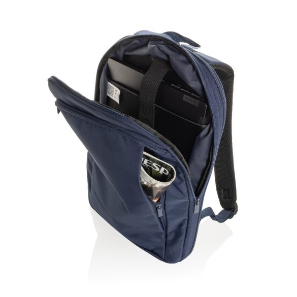 Flexpack Aware™ RPET Expandable Slim 15.6" Laptop Backpack, navy