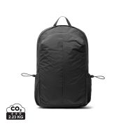   KENTO URBAN RCS recycled nylon 15.6 inch Backpack with front, black