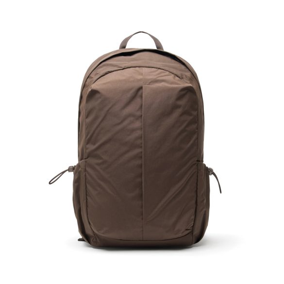 KENTO URBAN RCS recycled nylon 15.6 inch Backpack with front, brown