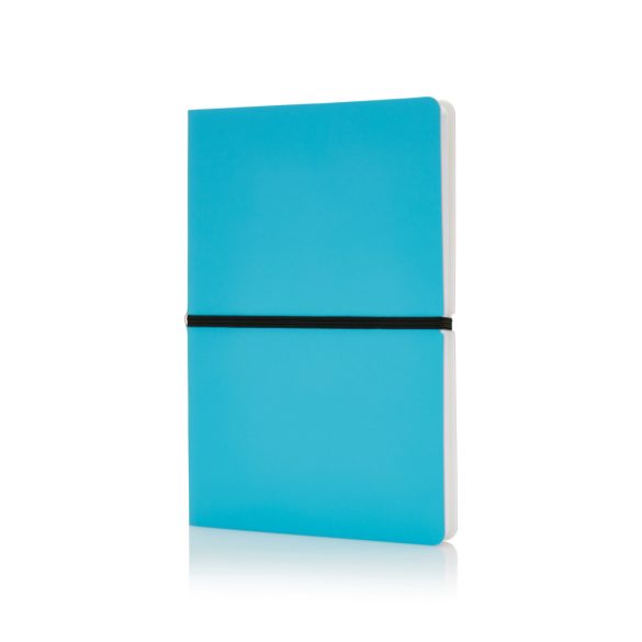 Deluxe softcover A5 notebook, blue