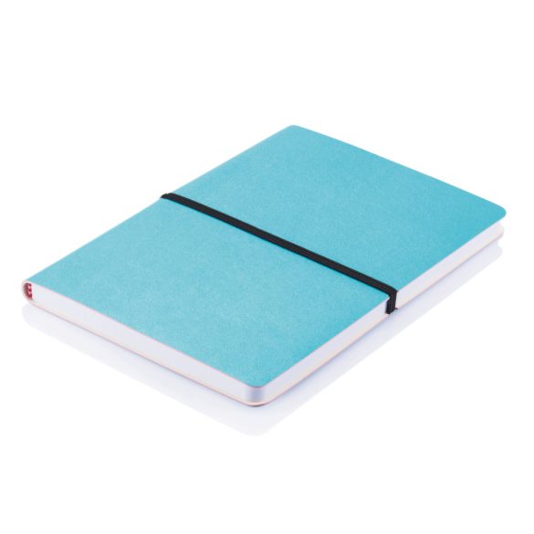 Deluxe softcover A5 notebook, blue